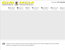 Tablet Screenshot of constructionmechanics.com
